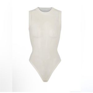 Skims Summer Mesh Mock Neck Bodysuit